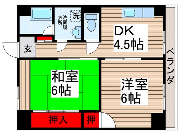 コ－ポラスサミ－の物件間取画像